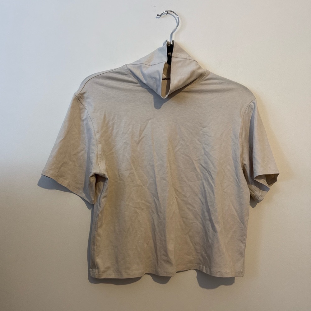 Lululemon Relaxed-Fit Cotton-Blend Turtleneck T-Shirt - Picture 2 of 5